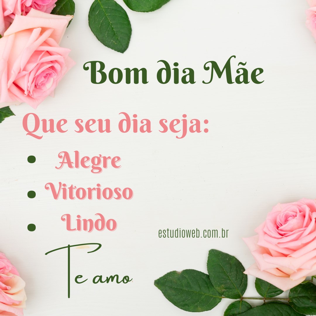 Bom dia mamãe - Estudio Web