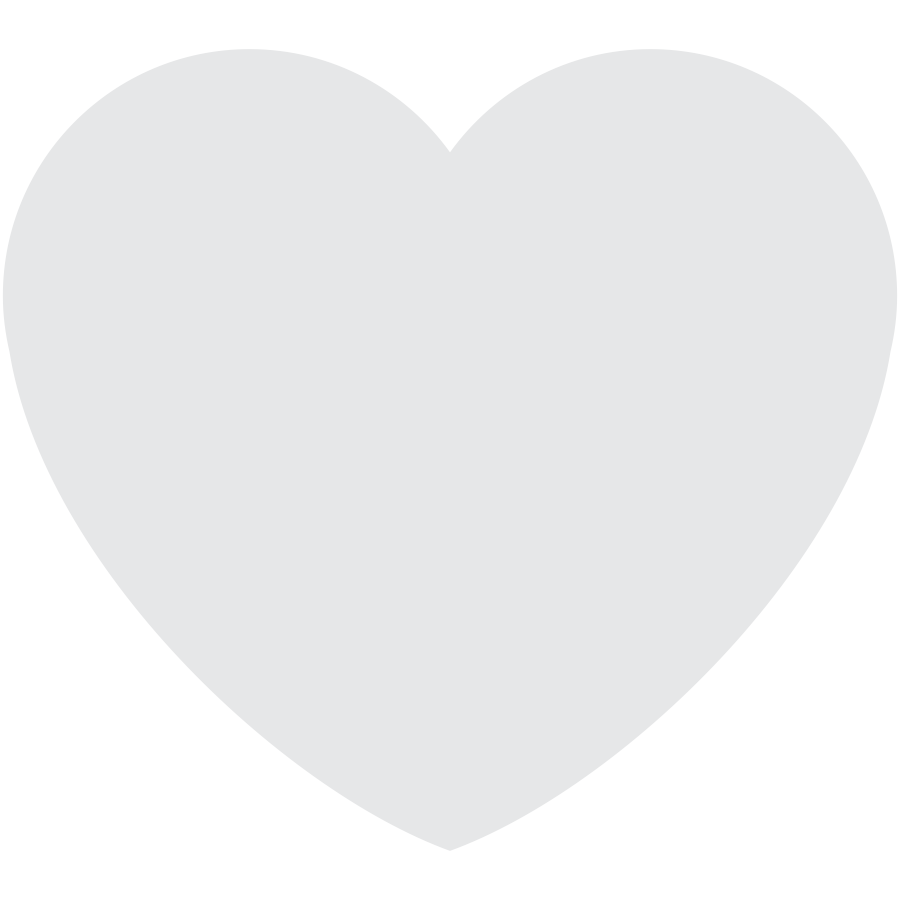 Emoji Coração Branco