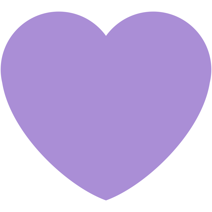 Emoji Coração Roxo
